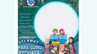 Hari Guru Sedunia atau World Teacher's Day diperingati setiap tahunnya pada 5 Oktober. (www.twibbonize.com)