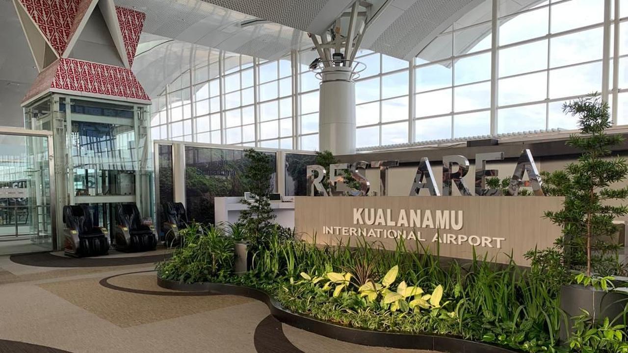 Bandara Internasional Kualanamu Deli Serdang Sumatera Utara.