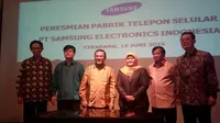 Samsung Resmikan Pabrik Ponsel di RI