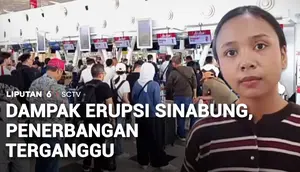 Dampak Erupsi Gunung Sinabung, Puluhan Penerbangan di Bandara Kualanamu Dibatalkan