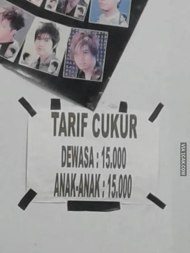 6 Tarif Potong Rambut Ini Bikin Geleng Kepala