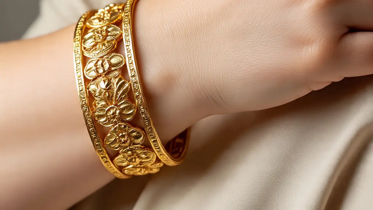 Tren Model Gelang Emas Terbaru 5 Gram untuk Tangan Gemuk