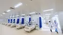 Fasilitas yang dimiliki Rumah Sakit (RS) Modular Pertamina di Tanjung Duren, Jakarta, Jumat (6/8/2021). Rumah sakit tersebut memiliki kapasitas 305 tempat tidur, yang terdiri atas tempat tidur isolasi, tempat tidur High Care Unit (HCU), dan Intensive Care Unit (ICU). (Dok. Biro Pers Sekretariat Pres