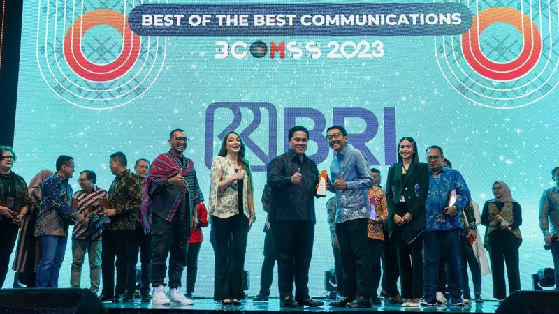 Erick Thohir Apresiasi Capaian BRI Sebagai Best of The Best Communication di Ajang BCOMSS 2023