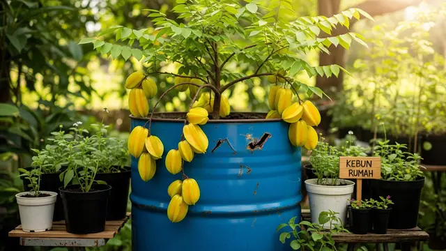 Rekomendasi Tanaman Buah dalam Drum Bekas yang Bisa Berbuah Sepanjang Tahun