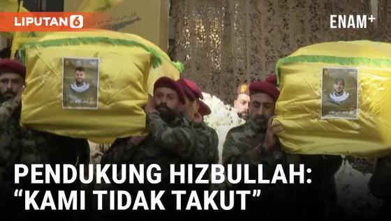 VIDEO: Pemakaman Pejuang Hizbullah, Serangan Terus Meningkat di Perbatasan Israel-Lebanon