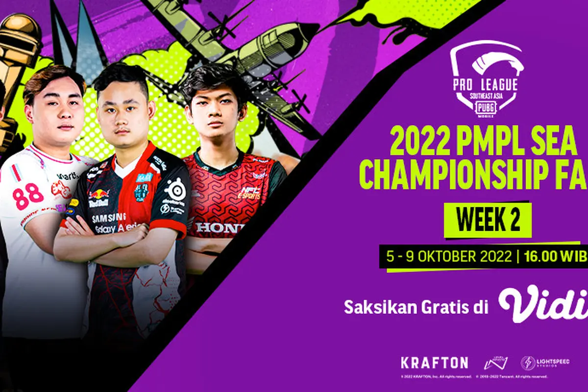 Jadwal Lengkap PMPL SEA Championship Fall Week 2 Live Vidio 5 sampai 9 Oktober 2022