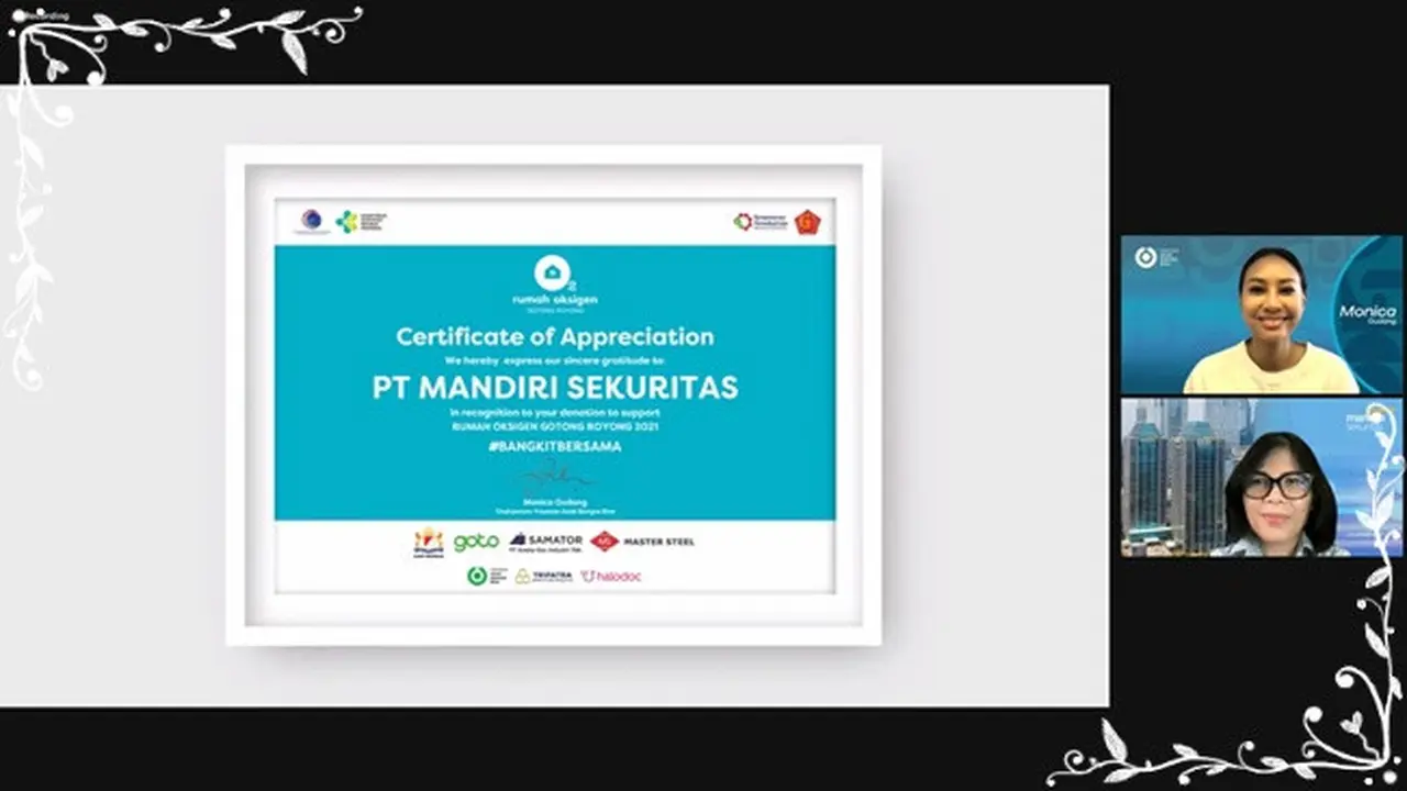 PT Mandiri Sekuritas salurkan bantuan untuk penanganan COVID-19 (Dok: Istimewa)