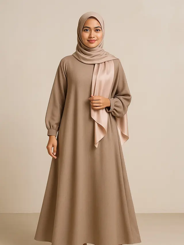 Model Gamis Oversize yang Trend 2025/AI