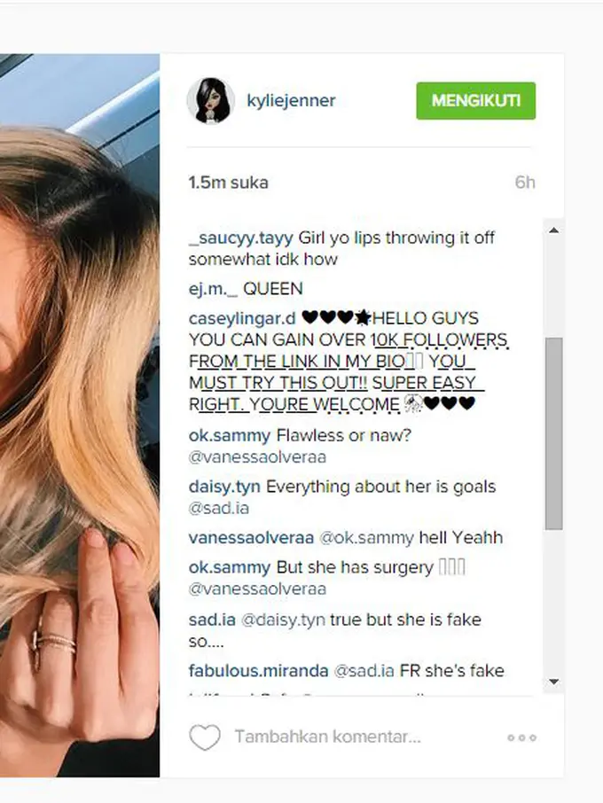 [Bintang] Kylie Jenner