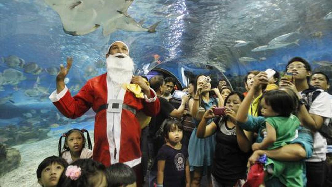 'Putri Duyung' dan 'Santa Claus' hibur anak-anak