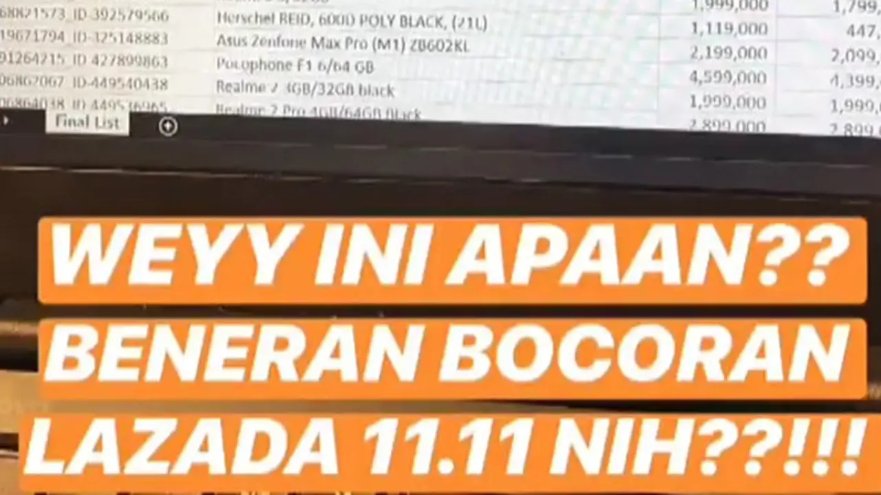 Harga Barang dan Promo Miring 11.11 Lazada yang Beredar, Benar atau Hoax?