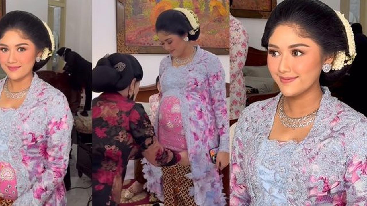 Potret Cantik Erina Gudono di Acara Tasyakuran 7 Bulanan dan Tingkeban Kehamilannya, Auranya Makin Terpancar