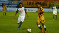 PSIS kalah dari Mitra Kukar 1-3, Minggu (25/2/2018) di Stadion Palaran, Samarinda. (Bola.com/Ronald Seger)