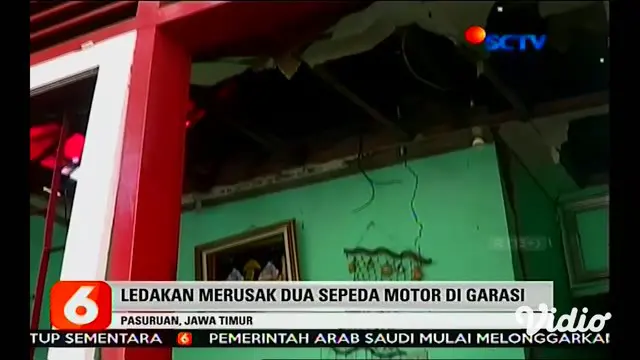 VIDEO: Industri Petasan Rumahan di Pasuruan Meledak, 4 Rumah Kena Imbas