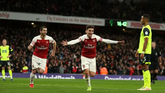 Gelandang Arsenal, Lucas Torreira.