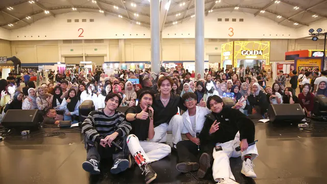 UN1TY Tampil Energik di Hari Terakhir Fimela Day Hari Terakhir. [Adrian/Fimela]