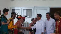 Jokowi di NTT. (Liputan6.com/Andi Muttya Keteng)