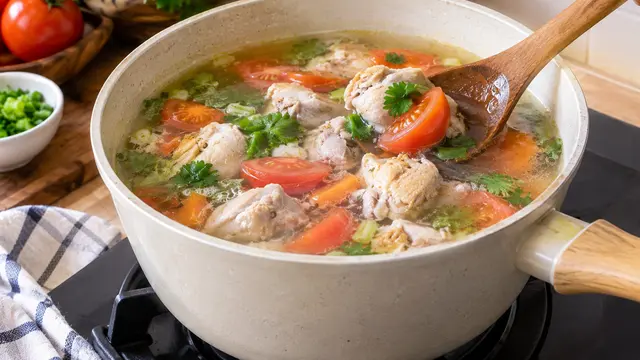 Resep Sup Ayam Tomat Bening
