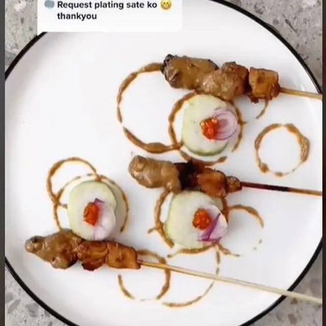 Sajian Satai Ayam Diubah Jadi Lebih Estetis, Porsi Jadi Sedikit Harganya Selangit