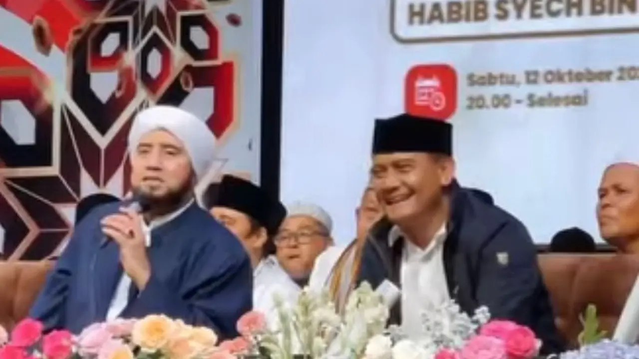 Habib Syech bin Abdul Qodir Assegaf Bersama Calon Gubernur Jawa Tengah, Ahmad Luthfi (Istimewa)