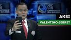 Bagaimana aksi Valentino Jebret sebelum melakukan siaran?