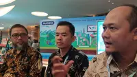 Technical Support Manager PT Wahana Duta Jaya Rucika Muhajir Asrori, dalam acara peresmian kolaborasi  Rucika dengan Maezawa Kasei Industries, di Hotel Pullman Central Park, Jakarta, Selasa (3/3/2020).