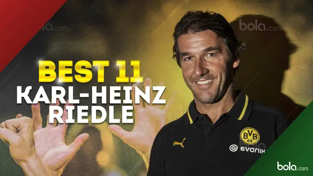 Inilah 11 pemain terbaik menurut legenda Borussia Dortmund, Karl-Heinz Riedle.