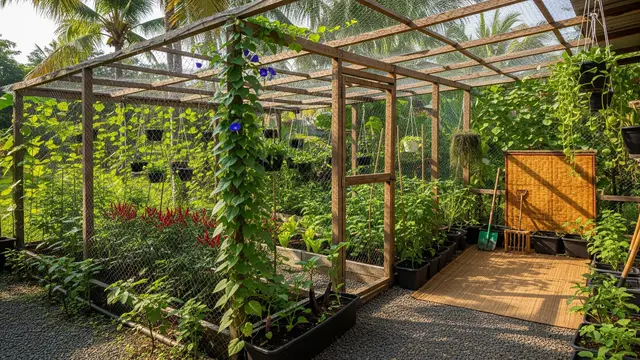 Ide Kebun Sayur dari Bekas Kandang Ayam Tidak Terpakai/Gemini AI