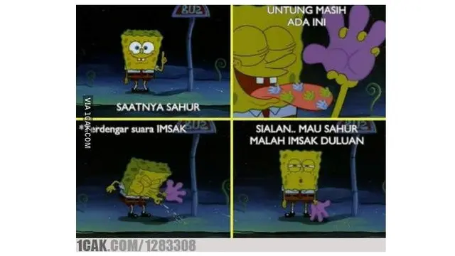 6 Meme Jelang Imsak Ini Pernah Dirasakan Semua Orang, Bikin Senyum Tipis