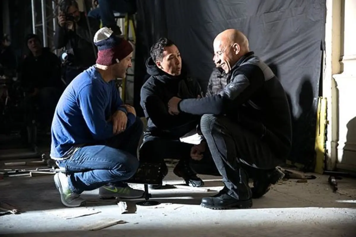 Vin Diesel, Donnie Yen dan sutradara D.J. Caruso. Foto: Facebook 