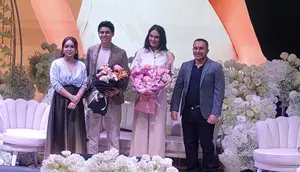Kompak Jadi Brand Ambassador Klinik Kecantikan, Luna Maya Umgkap Susahnya Ajak Maxime Bouttier Jalani Perawatan.&nbsp; (Liputan6.com/Henry)