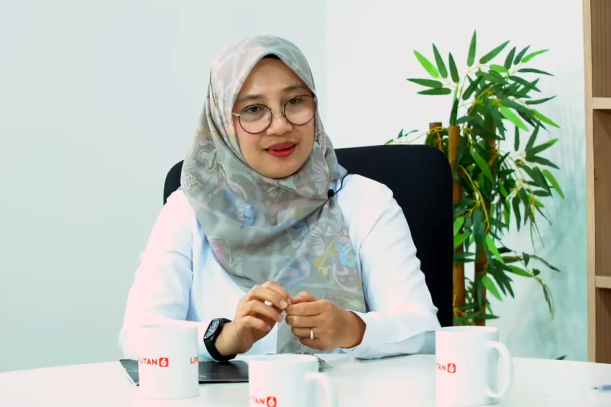 Bupati Banyuwangi, Ipuk Fiestiandani saat berbicara di program Bincang Liputan6. (Istimewa)