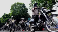 Ratusan personel kepolisian siap jaga Bandara Soekarno-Hatta jelang pembacaan putusan Mahkamah Konstitusi (Liputan6.com/JohanTallo)