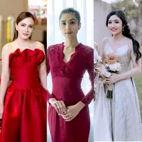 Shandy Aulia cukup sering jadi bridesmaid untuk temannya. Seperti baru-baru ini, ia tampil modis mengenakan tube dress warna merah merona yang senada dengan dekorasi pernikahan tersebut. [@shandyaulia]