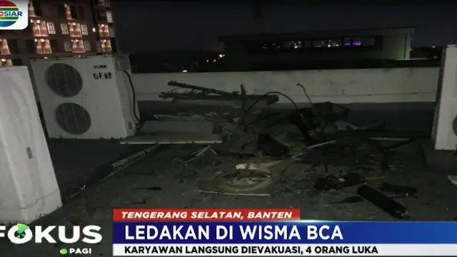 Ledakan di Wisma BCA Serpong Diduga dari Kompresor AC