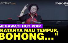 VIDEO: Megawati Singgung Rakyat Sandal Jepit, Serukan Kader PDIP Bertempur