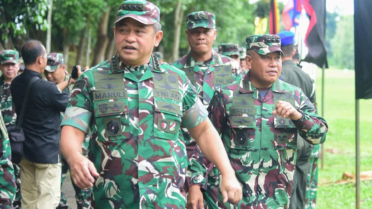 FOTO: Tegas! Kasad Maruli Simanjuntak Ingatkan Mental dan Disiplin Kunci Kemenangan di AARM 2025