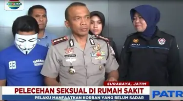 Modus tersangka adalah memanfaatkan kondisi korban yang masih tidak berdaya usai operasi.