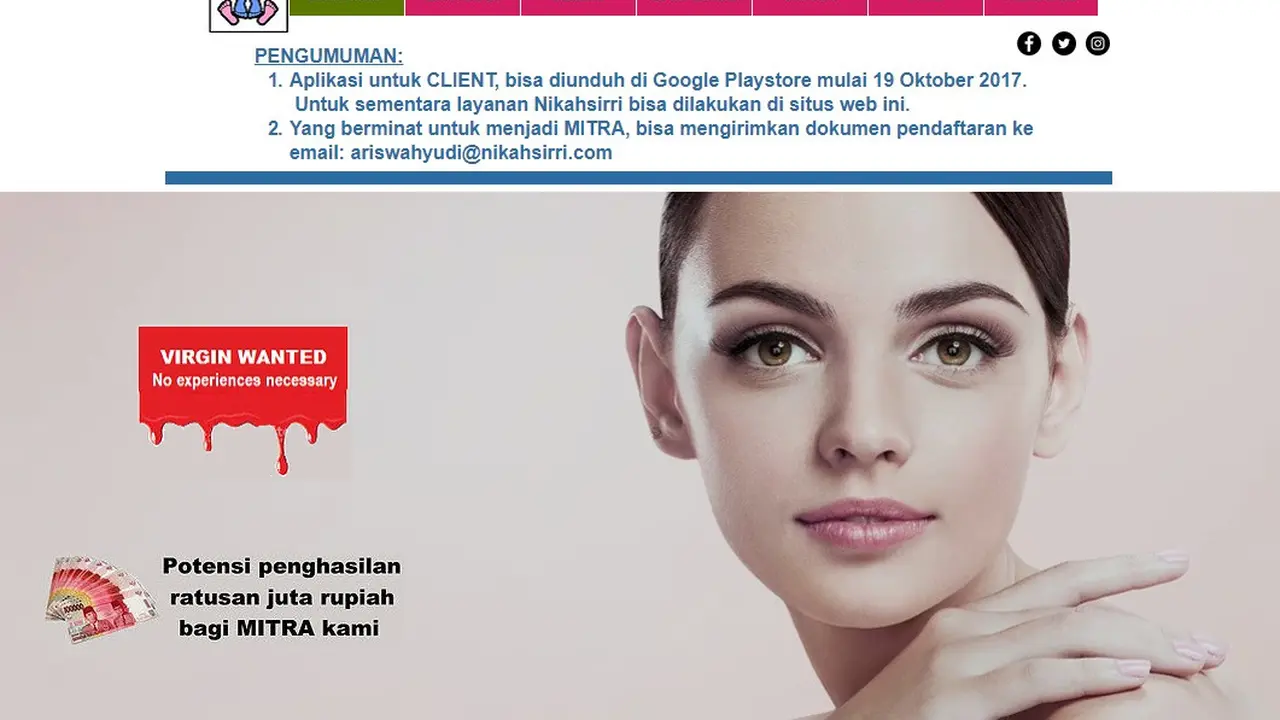 [Bintang] Selain Lelang Perawan, Ini 4 Fakta Menggemparkan Nikahsirri.com