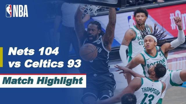 Berita video highlights game 1 babak I wilayah timur NBA Playoffs 2021 antara Brooklyn Nets melawan Boston Celtics yang berakhir dengan skor 104-93, Minggu (23/5/2021) pagi hari WIB.