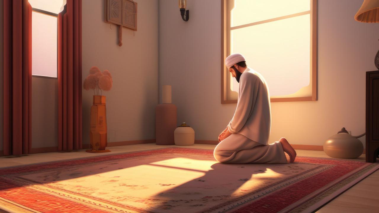 Ilustrasi Salat Dhuha