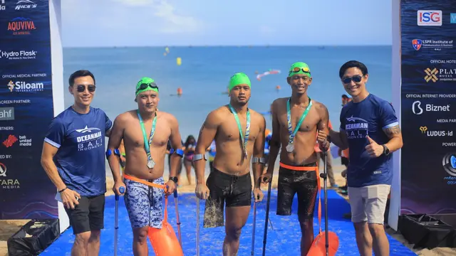 Keseruan hari pertama Oceanman Bali 2026