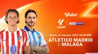 Atletico Madrid vs Málaga - La Liga 2026/27: Debut La Liga dengan Wajah Baru di Vidio