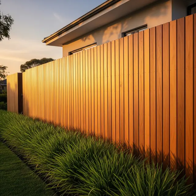 Model Pagar Kayu dengan Tanaman Hijau Bebas Ular (Image by Gemini AI)