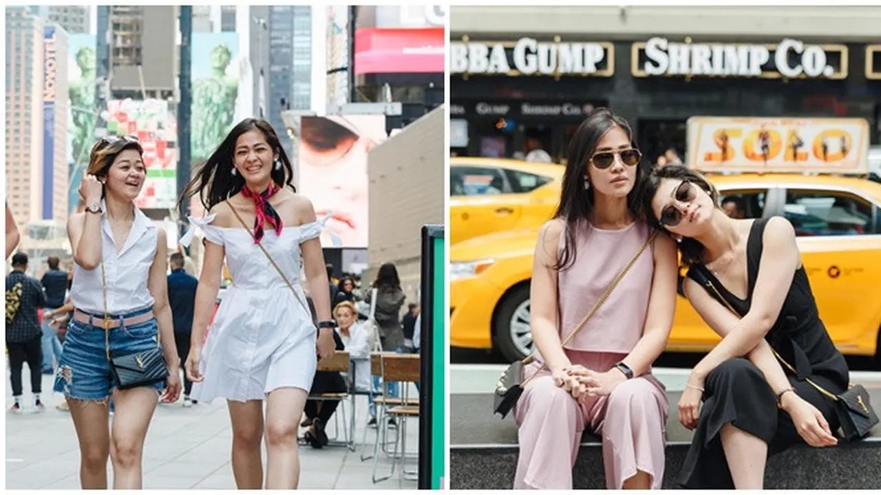 Potret Gracia Indri dan Gisela Cindy Saat Liburan, Saling Melepas Rindu