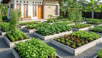 10 Rumah Mini Tapi Punya Kebun Sayur Luas, Hunian Sehat & Hemat di Lahan Terbatas