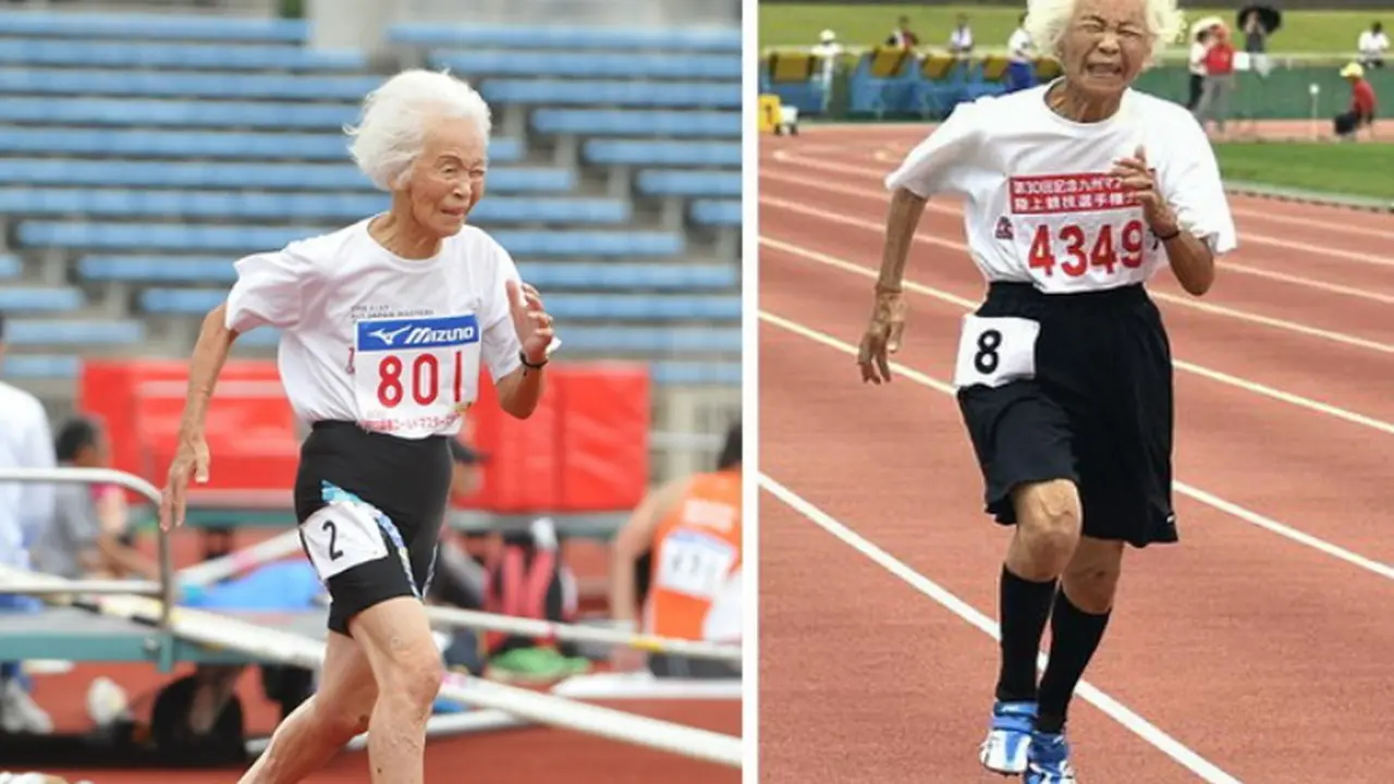 Nenek 90 Tahun Ini Pecahkan Rekor Lari Dunia
