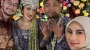 2. Syahnaz Sadiqah tampak memesona dalam lace dress berwarna pink-kuning pastel yang dipadukan dengan hijab segi empat berwarna beige. Kombinasi warna lembut ini menambah kesan anggun dan feminin. [@syahnazs].
