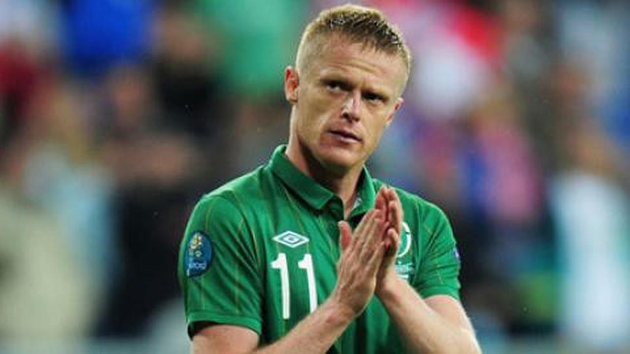 Damien Duff jadi kapten Irlandia di laga ke-100-nya